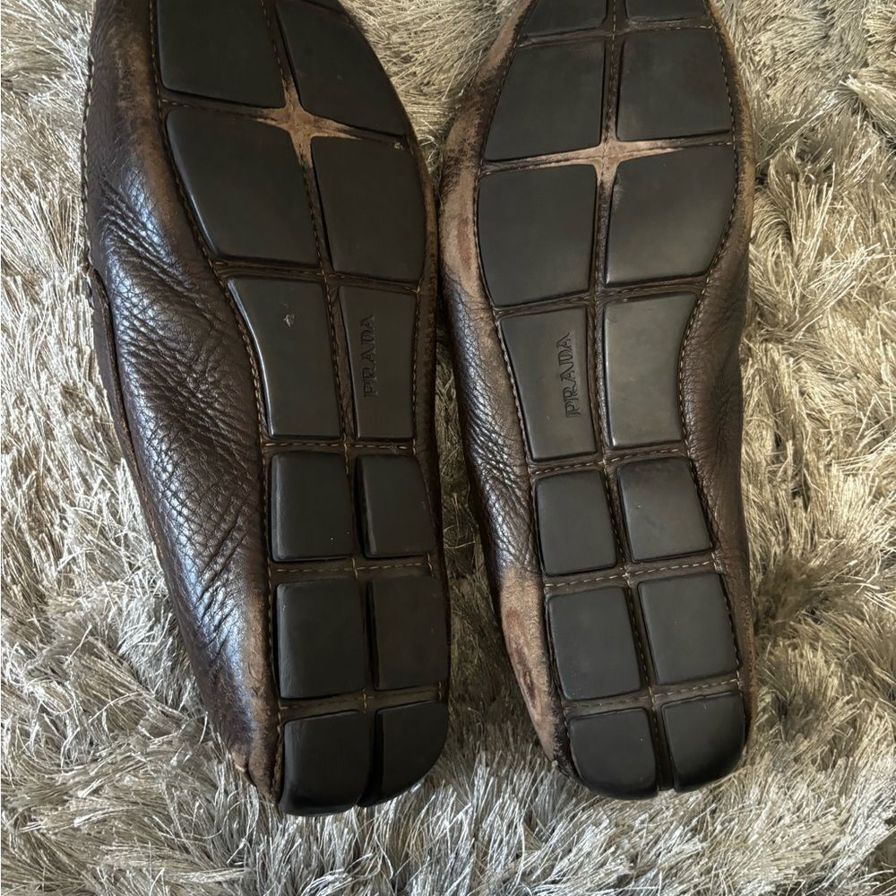 COPY - Prada Loafers logo flat driving shoes classic dress shoes y2k - Picture 7 of 8